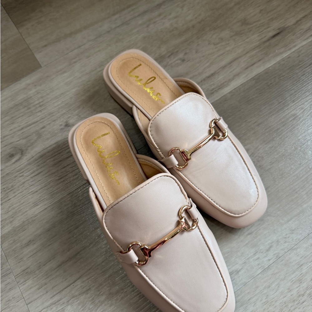 Lulu's Blush Pink Slip-On Loafers
